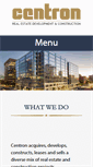 Mobile Screenshot of centrongroup.com