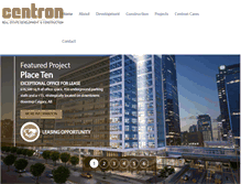 Tablet Screenshot of centrongroup.com
